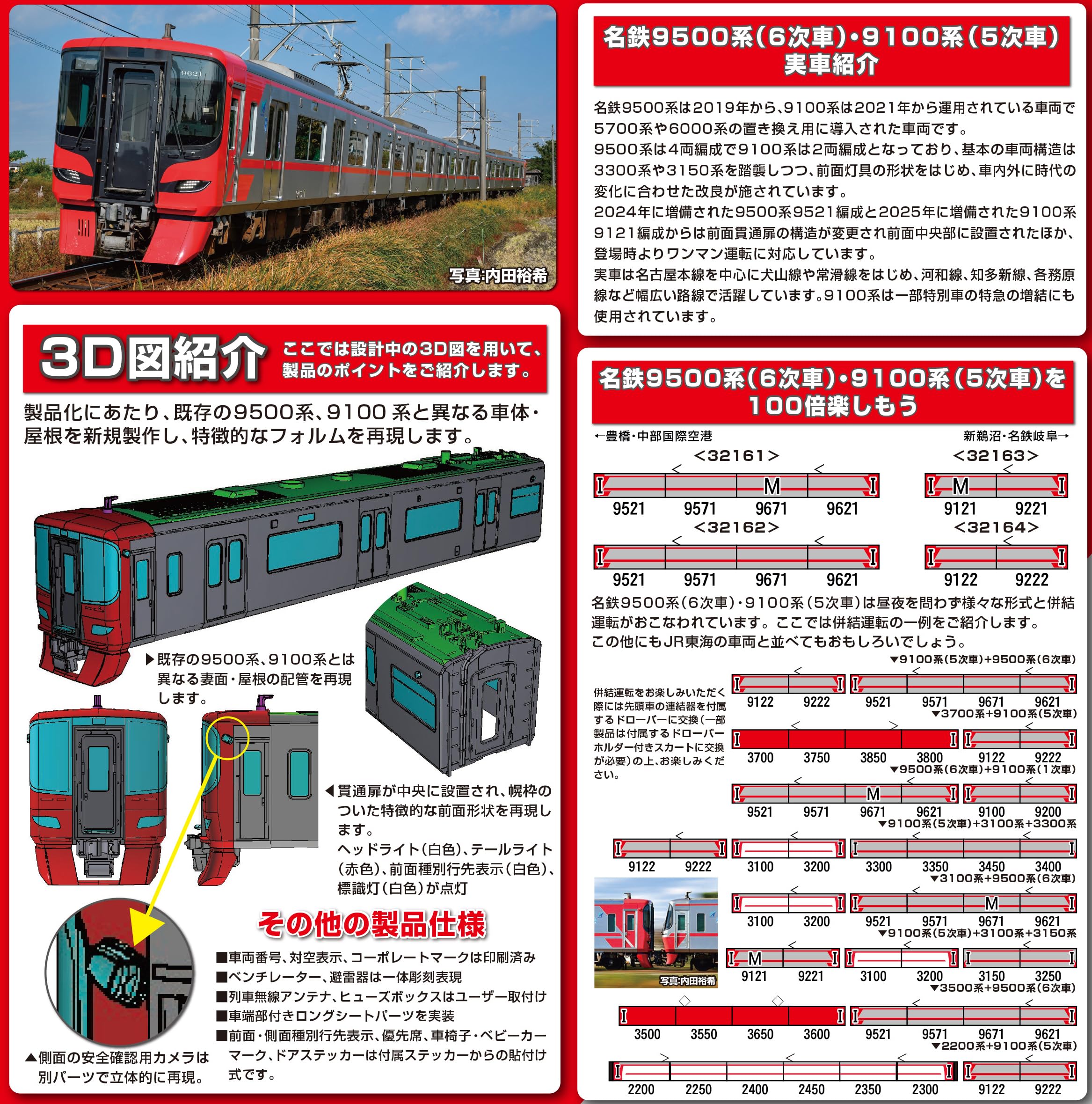 Amazon | グリーンマックス (Greenmax) Nゲージ 名鉄9100系 (5次車